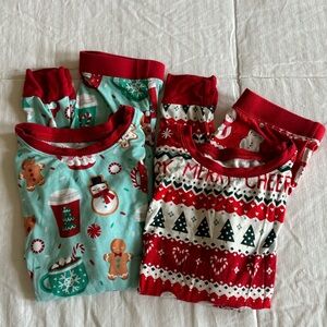 Little sleepies Holiday Long Sleeve pajama bundle